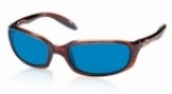 COSTA DEL MAR BRINE 580 SHINY-TORTOISE-BLUE-MIRROR-580