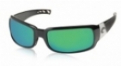 COSTA DEL MAR CIN 400 SHY-BLK-GREEN-MIRROR-400