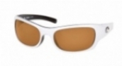 COSTA DEL MAR RIOMAR 400 WHT-BLK-AMBER-GLASS-400RM