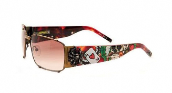 ED HARDY EHS 041 TORTOISE