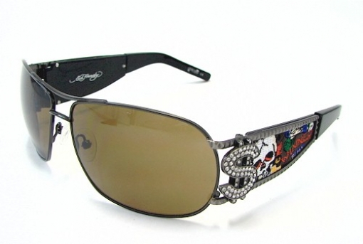 ED HARDY EHS 043 GUNMETAL