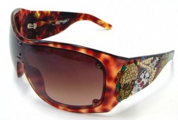 ED HARDY EHS 050 TORTOISE