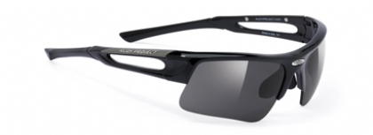 RUDY PROJECT EXOWIND BLACK-GLOSS-SMOKE-BLACK-LENS