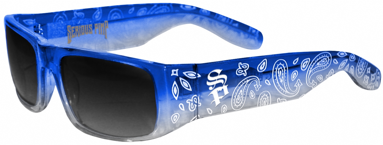 SERIOUS PIMP OG BANDANA BLUE