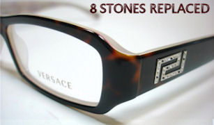Example of Crystal Replacement Work at OpticsFast.com
